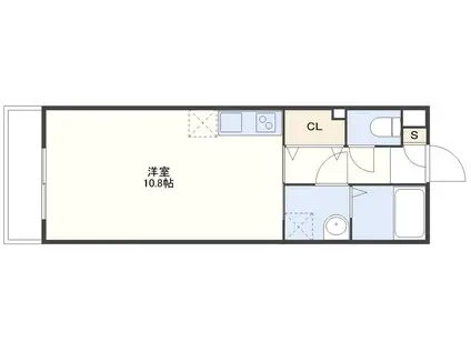 ノール住吉(ワンルーム/2階)の間取り写真