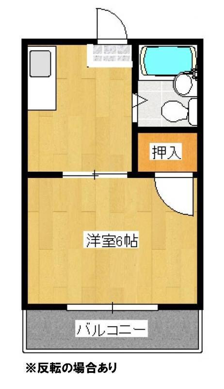 コートシェモア(1K/2階)の間取り写真
