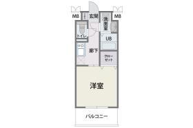 CAVANA天神(1K/7階)の間取り写真