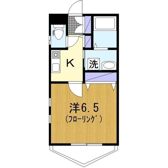 アーバンスクエア(1K/1階)の間取り写真
