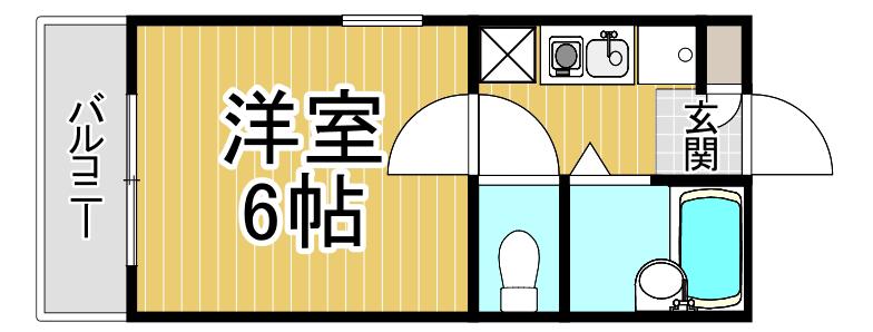 ステラハウス37(ワンルーム/3階)の間取り写真
