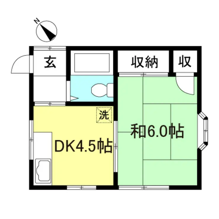 たちばなハイツ 2階階 間取り