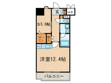 IZUMI OHRINKAN(ワンルーム/6階)の間取り写真