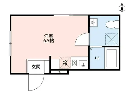 IXO東日暮里(ワンルーム/3階)の間取り写真