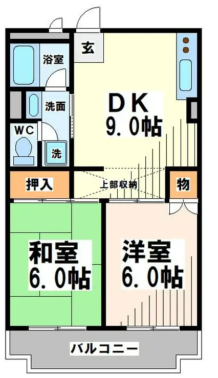 アミティー烏山 1階階 間取り