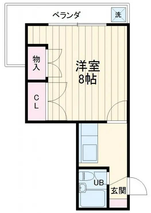 二光ハイツ 7階階 間取り