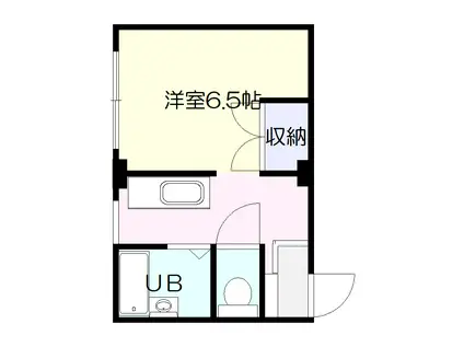 ハイツユニバーシティ 鹿児島市(ワンルーム/3階)の間取り写真