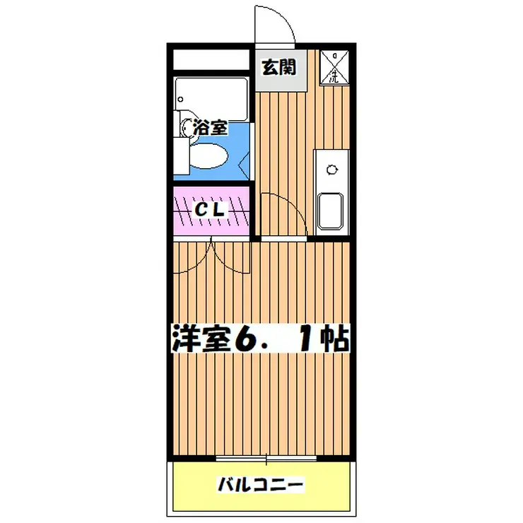 メルベーユ 1階階 間取り