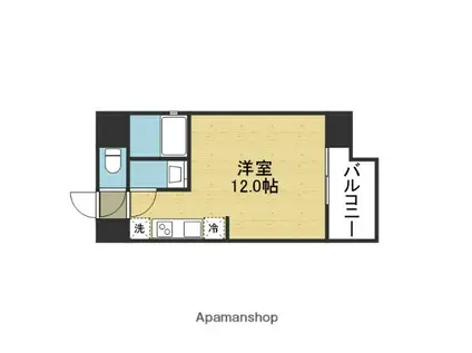 DL SHINSAIBASHI(ワンルーム/5階)の間取り写真