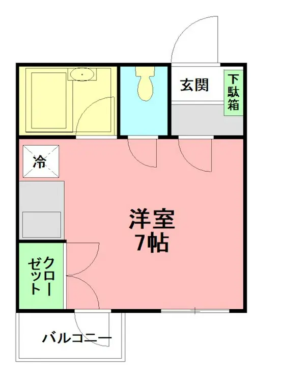 うさみハイツ 2階階 間取り