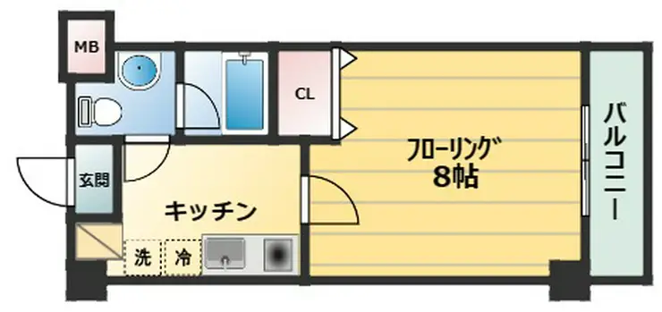 コーラル・メゾン 1階階 間取り