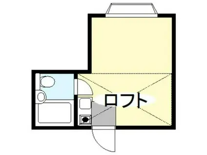 エコー若宮(ワンルーム/1階)の間取り写真