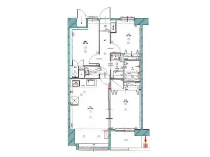 コスモ川口並木町エグゼ(3LDK/3階)の間取り写真
