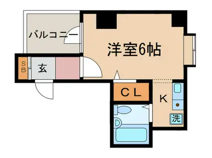 ミリオンステージ西早稲田壱番館(1K/9階)の間取り写真