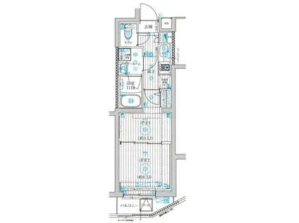 ブライズ練馬高野台(2K/2階)の間取り写真
