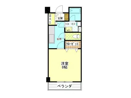 サンコーマンション(1K/2階)の間取り写真