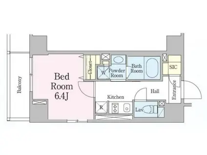 レジディア笹塚III(1K/9階)の間取り写真