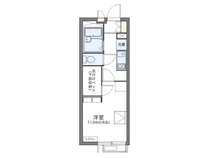 プリマベーラ(1K/1階)の間取り写真