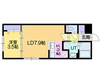 GARE AC32(1LDK/4階)の間取り写真