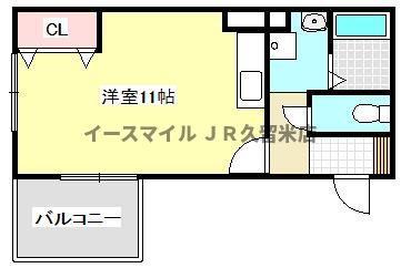MA RICHESSE(1K/1階)の間取り写真