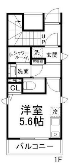 MOE吉野町参番館(ワンルーム/3階)の間取り写真