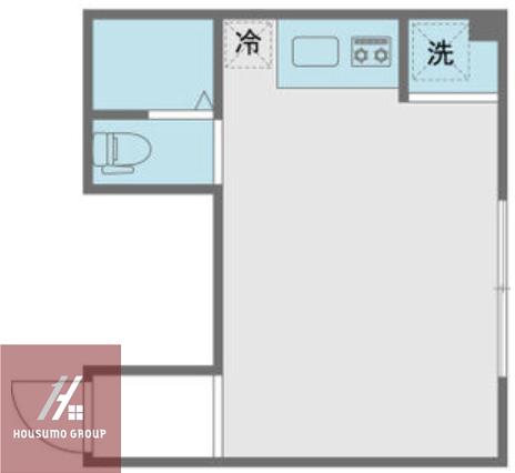 グランドキャナル新町(ワンルーム/5階)の間取り写真