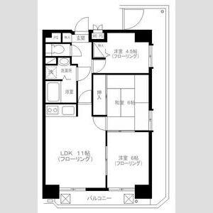 ベルビュー支倉(3LDK/11階)の間取り写真