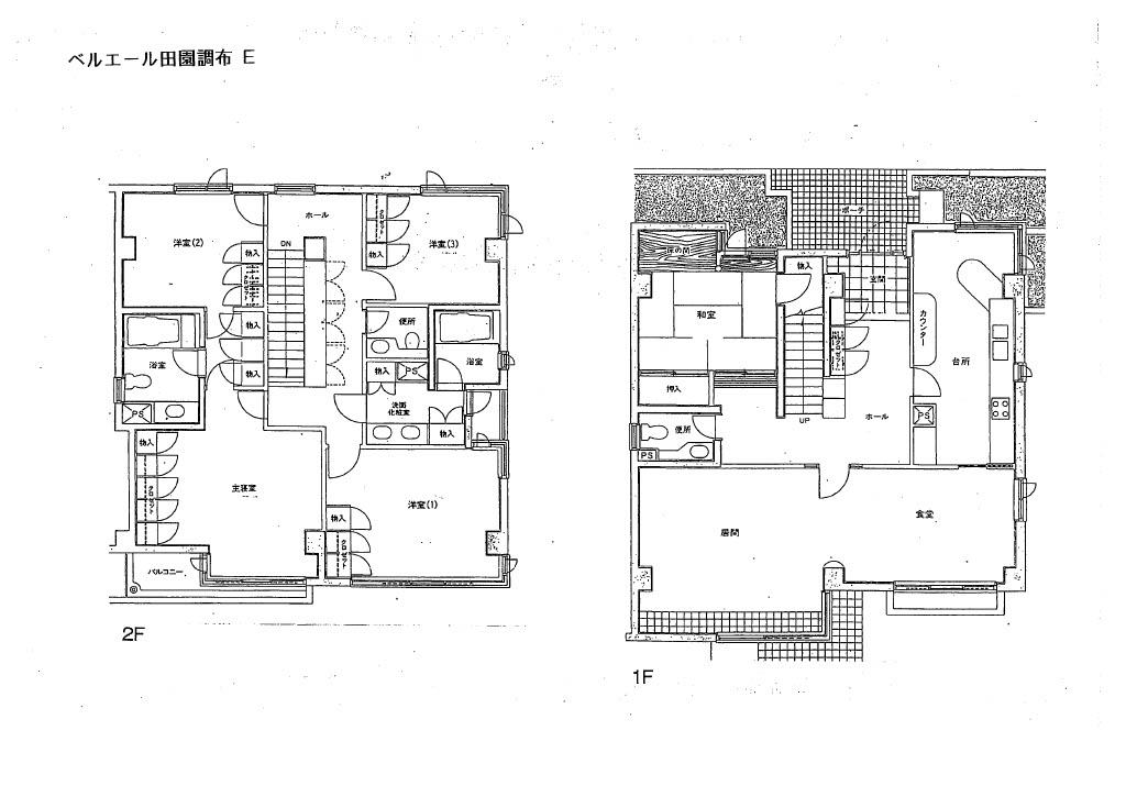 田園調布本町・5LDK(5LDK/1階)の間取り写真