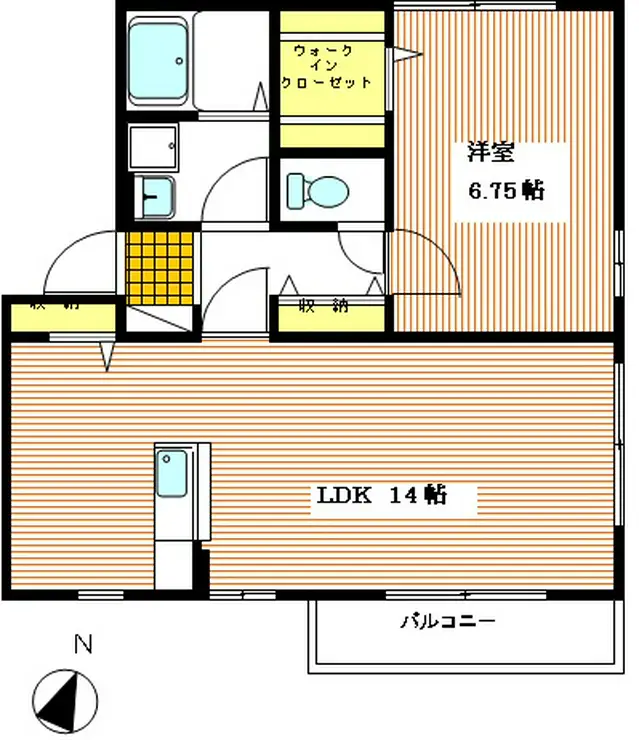 スイートベリーN棟 1階階 間取り