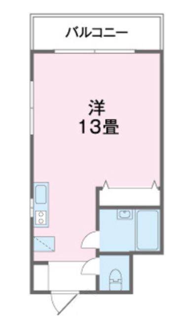 YS3番館(ワンルーム/2階)の間取り写真