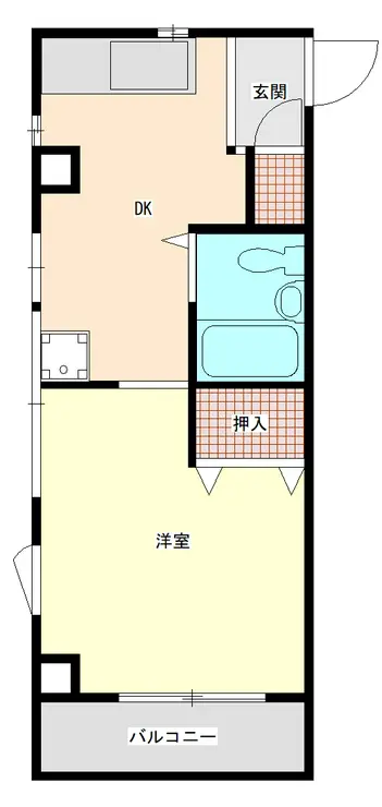 シャルム新城 4階階 間取り