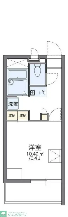 レオパレスJOY 1階階 間取り