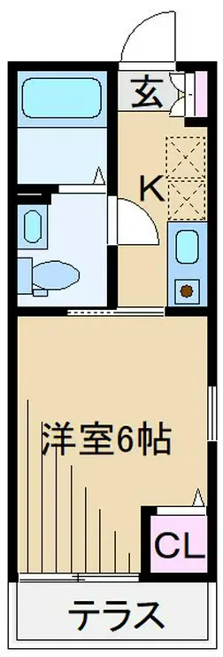 ディアマンテ大倉山 1階階 間取り