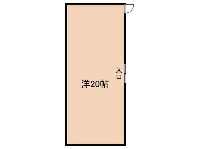 FKビル駒岡(ワンルーム/1階)の間取り写真