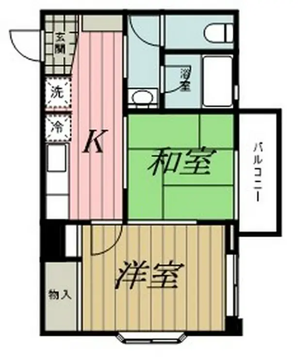 リブレス登戸 2階階 間取り