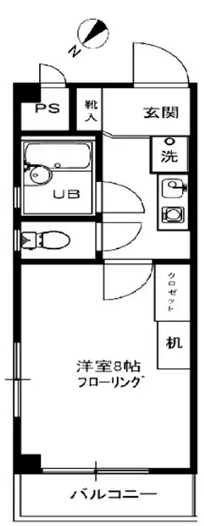 アドバンス拝島 2階階 間取り