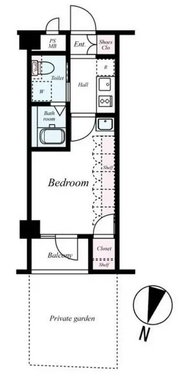 ブライズ大森東 1階階 間取り
