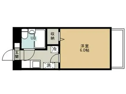 大町Sビル(1K/5階)の間取り写真