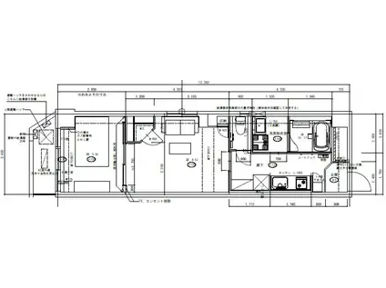 藤和新宿御苑コープ(1LDK/10階)の間取り写真