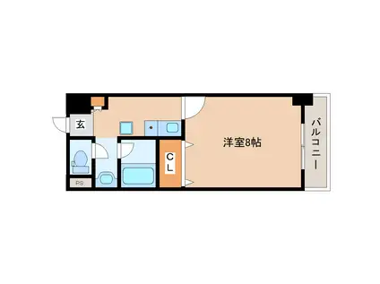 PLANTIER(1K/1階)の間取り写真