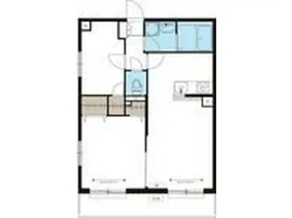 リブリ・RICCOII(2LDK/1階)の間取り写真