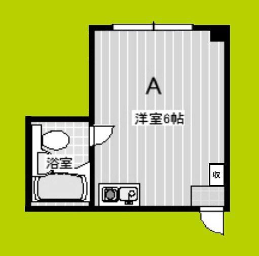 新大阪サンマンション1号館(ワンルーム/3階)の間取り写真