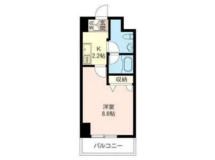 FELICE REGALO(1K/5階)の間取り写真