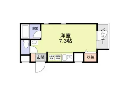 エスペリオ(ワンルーム/5階)の間取り写真