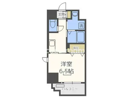 アール大阪グランデ(1K/10階)の間取り写真