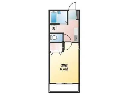 メゾンスリージェ(1K/3階)の間取り写真