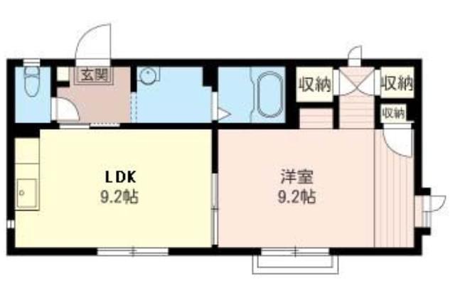 アルスコトー(1LDK/1階)の間取り写真