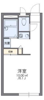 レオパレスアドミラクレール(1K/2階)の間取り写真