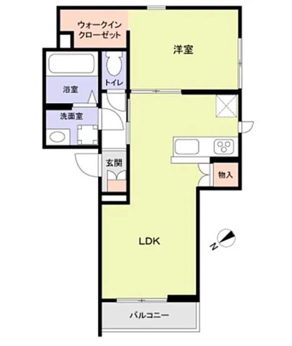 CHALEUREUX表参道(1LDK/3階)の間取り写真