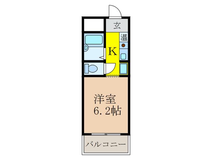 サニーハイツ新大阪(1K/10階)の間取り写真